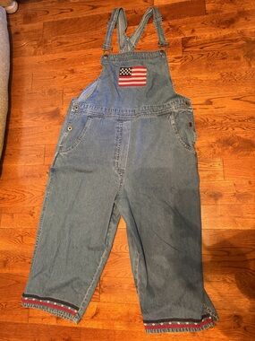 Vintage Agapo Denim Overalls Women Medium